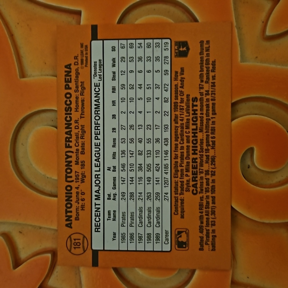 1990 Donruss Saint Louis Cardinals Error Cards 6 pack - Picture 4 of 14